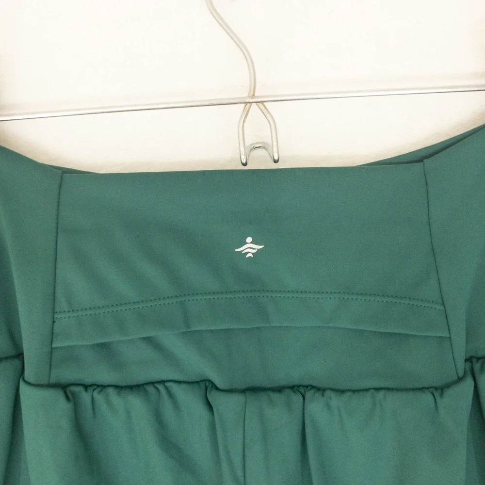 Halara SoftlyZero Airy Shorts Womens XL Green High Waisted Pockets Athletic New